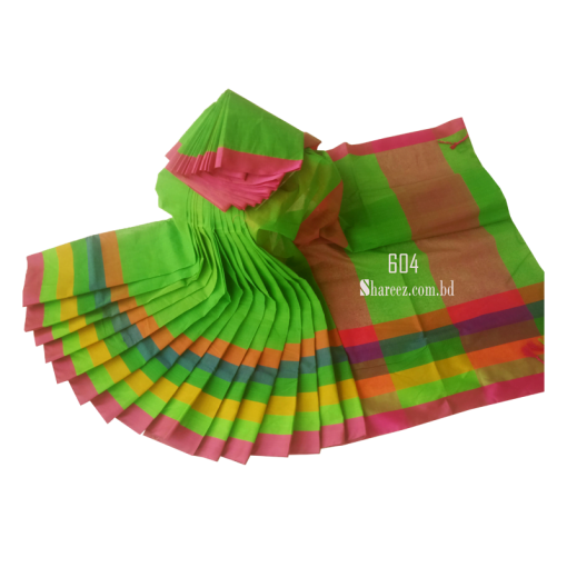 Rainbow Cotton Saree 604