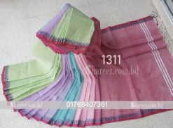 5 Color Cotton Saree 1311