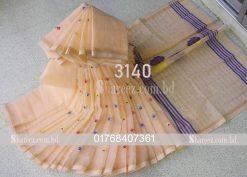 Cotton Saree Nokshi Work 3140
