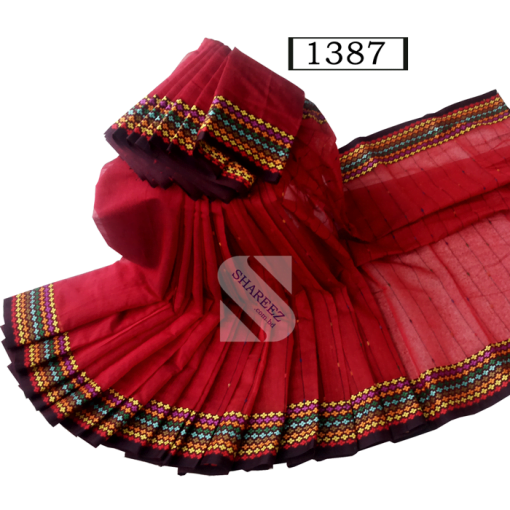 Half Silk Saree 1387