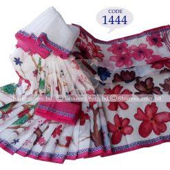 Painted Half Silk Sharee 1444