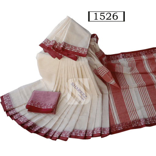 Soft Cotton Saree 1526