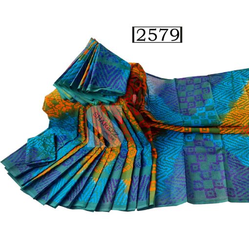 Batik Cotton Saree 2579