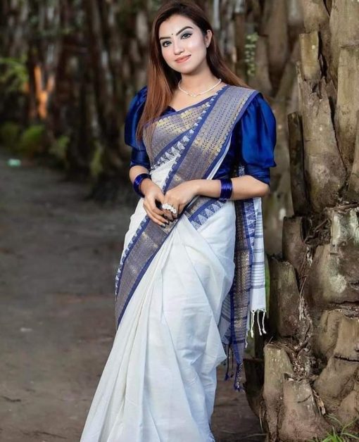 Soft Cotton Saree RK073