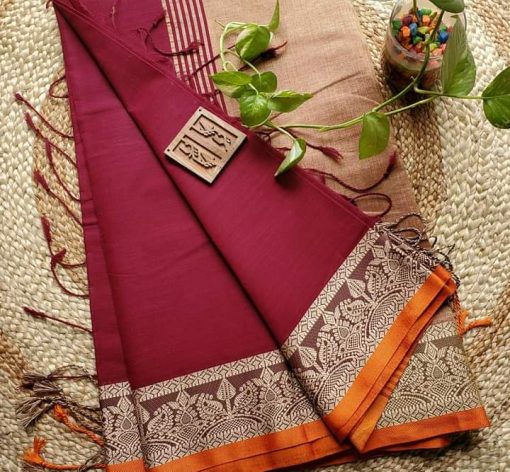 Soft Cotton Saree RK094