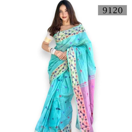 Soft Cotton Saree 9120