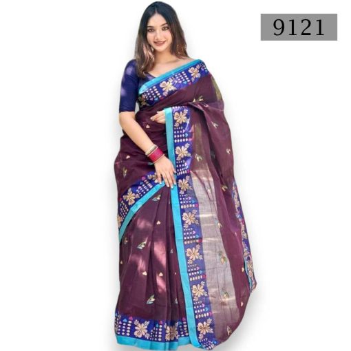 Soft Cotton Saree 9121