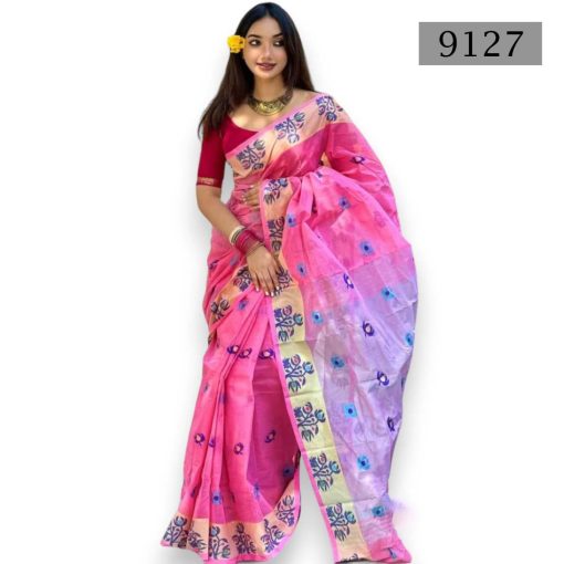 Soft Cotton Saree 9127