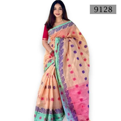 Soft Cotton Saree 9128