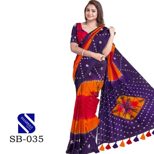 Silk Batik Saree SB-035