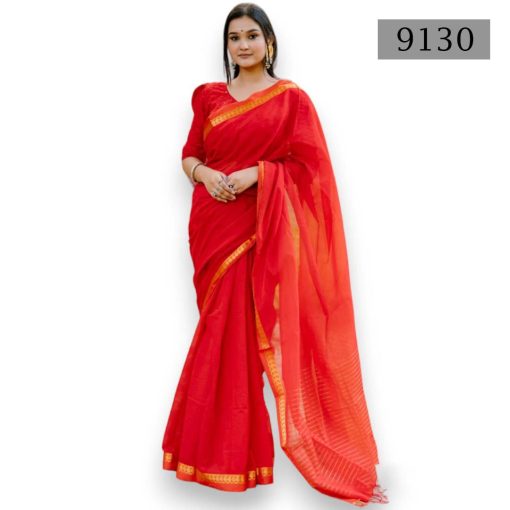 Soft Cotton Saree 9130