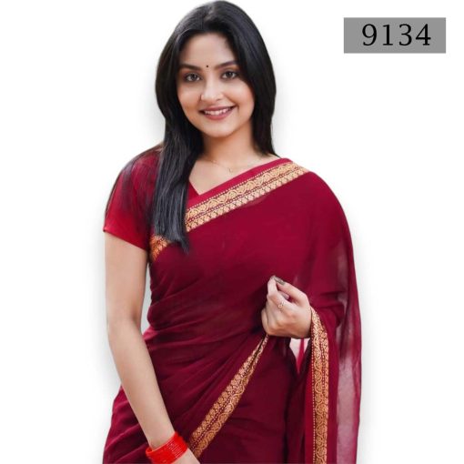 Soft Cotton Saree 9134