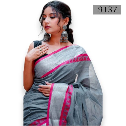 Soft Cotton Saree 9137