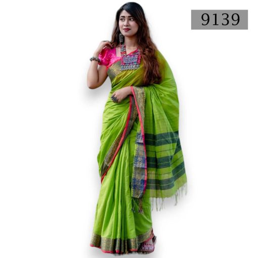 Soft Cotton Saree 9137