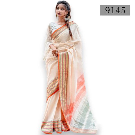 Soft Cotton Saree 9145