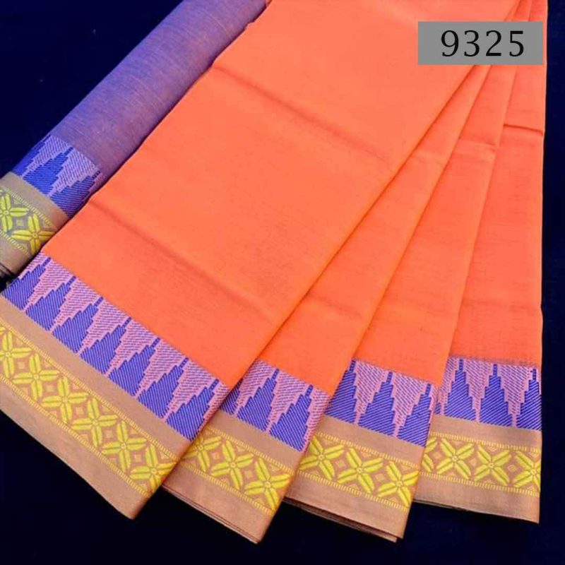 Soft Cotton Saree [Code-9325] || Shareez.com.bd