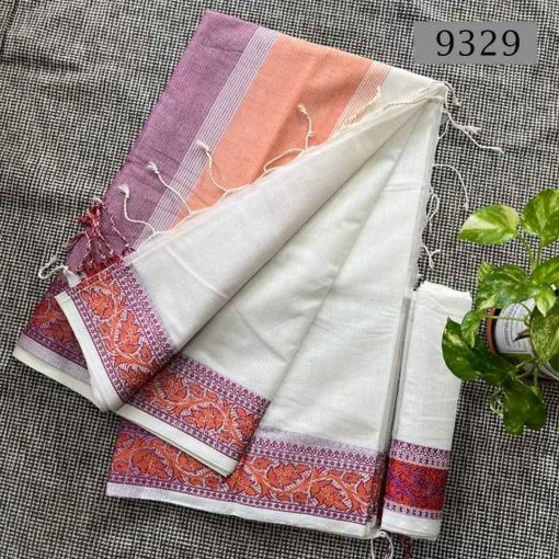 Soft Cotton Saree 9329