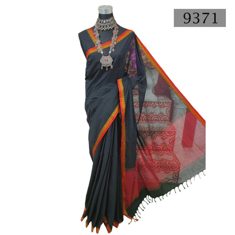 Soft Cotton Saree [Code-9371] || Shareez.com.bd