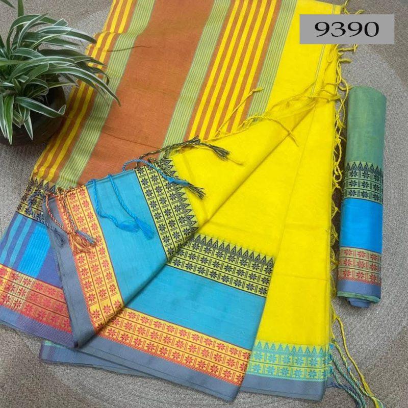 Soft Cotton Saree [Code-9390] || Shareez.com.bd