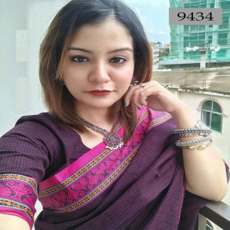 Soft Cotton Saree [Code-9434] || Shareez.com.bd