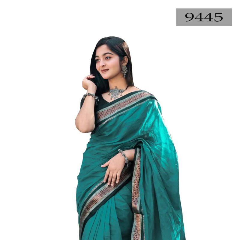 Soft Cotton Saree [Code-9445] || Shareez.com.bd