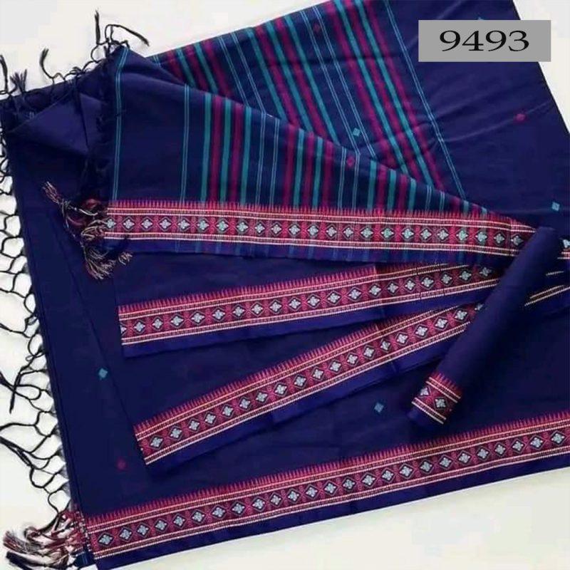 Soft Cotton Saree [Code-9493] || Shareez.com.bd